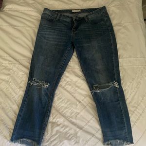 Free people denim crop